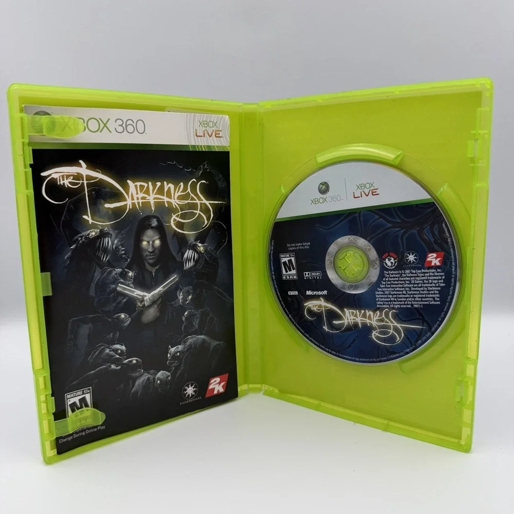 The Darkness Xbox 360 2007 CIB Complete in Box Tested